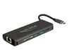 DeLOCK 87721 Docking Station USB 3.2 Gen 1 (3.1 Gen 1) Type-A Nero