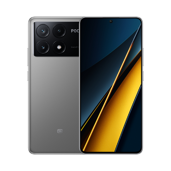 Poco X6 Pro (5G) 256 Go, Gris, Débloqué - Bon état