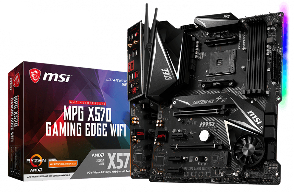 Msi Mpg X570 Gaming Edge WiFi (Prise Am4/X570/Ddr4/S-Ata 600/Atx)