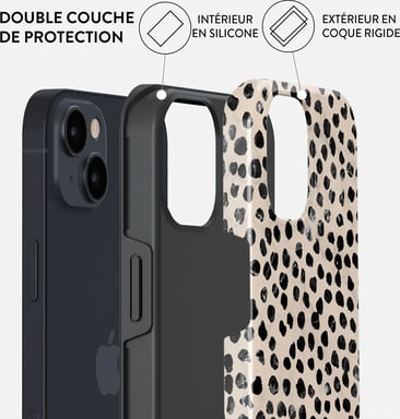 Burga Funda para iPhone 13 Tough A prueba de golpes modelo Almond Latte Beige