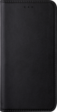 Clamshell folio con ranura para tarjetas y soporte para Samsung Galaxy A10 2019, Negro