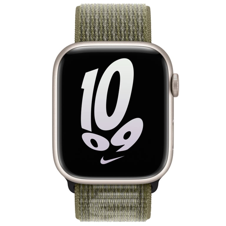Apple Nike Sport Loop Band pour Apple Watch SequoiaPure Platinum - vue 3