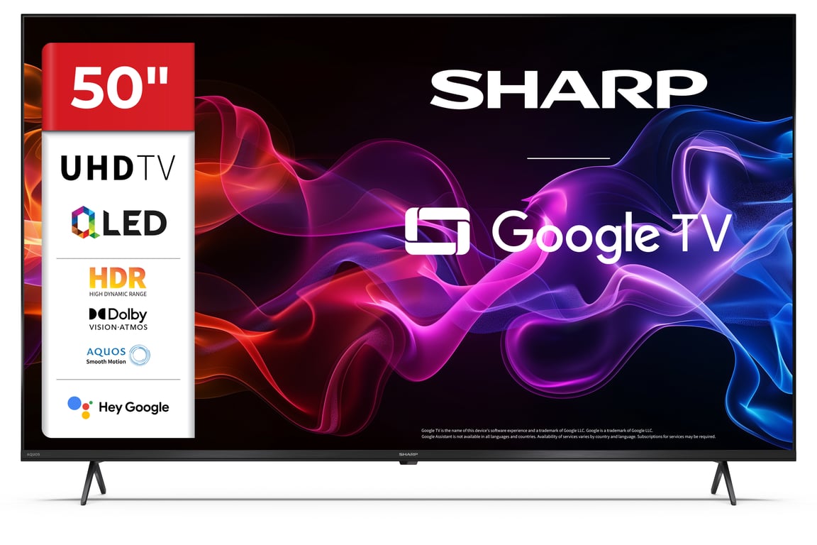 TV intelligente Sharp 50HP5265E 50 LED 4K Ultra HD TELEVISEUR LED - vue 2