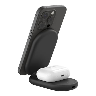 Belkin BoostCharge Casques, Smartphone Noir USB Recharge sans fil Charge rapide Intérieure