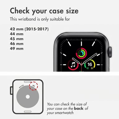 Bracelet Solo tressé pour Apple Watch | 44/45/46/49 mm - Taille 6 - Magenta