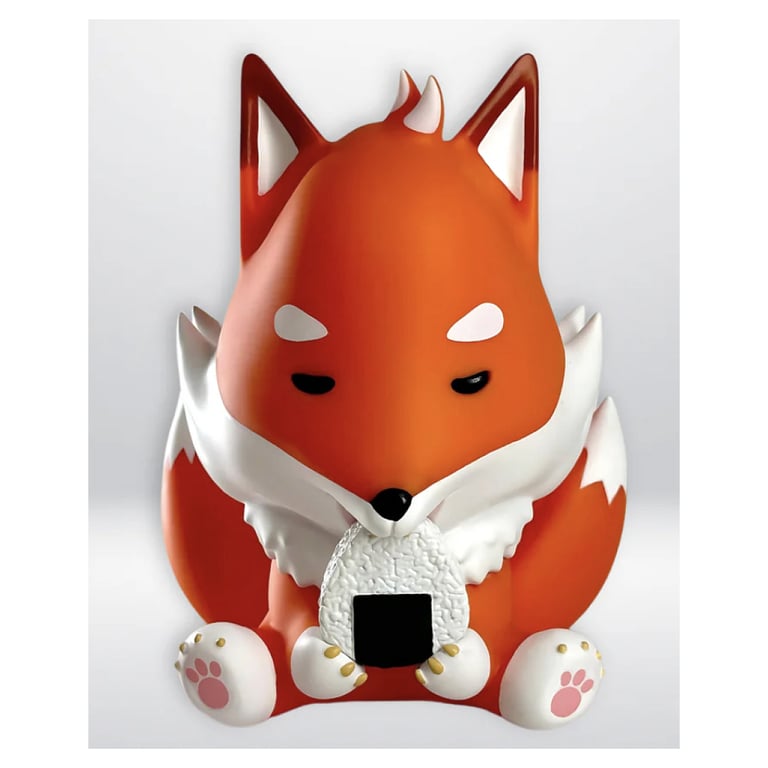 Figurine Mogu Pets Kitsune Onigiri : Le Renard Mythique au Festin Asiatique Neuf