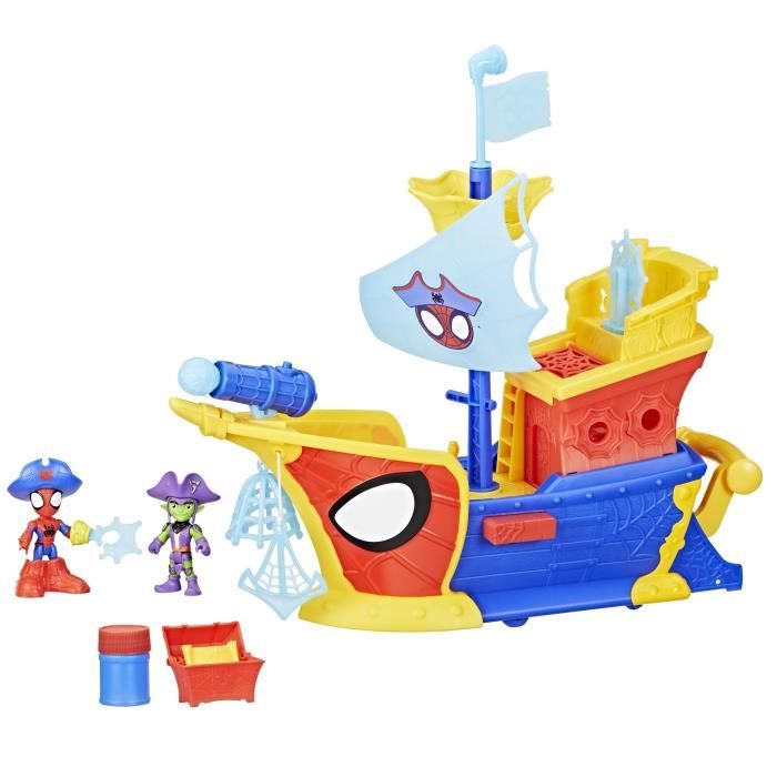 Bateau de pirates Spidey Bulles et toiles Water-Webs, Marvel Spidey et ses Amis Extraordinaires, des 4 ans - Neuf