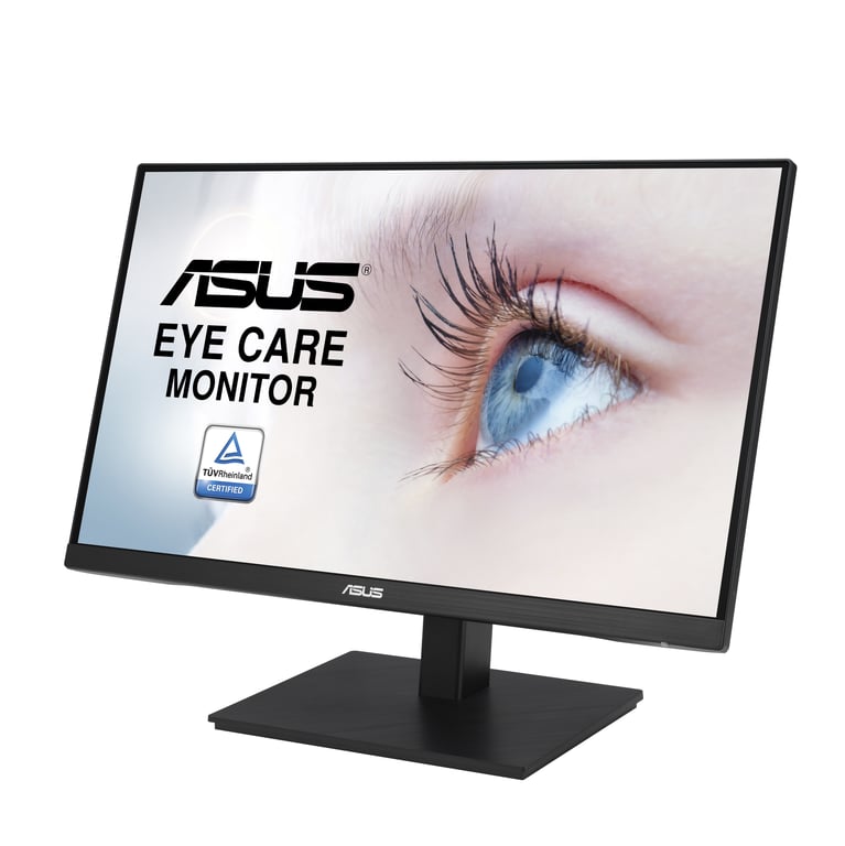 ASUS VA27EQSB Ecran PC 27" FHD Dalle IPS 16:9 75Hz 1920x1080 300cdm² Display Port HDMI VGA et 2X USB Technologie Eye Care Haut parleurs Ajustement Hauteur et Rotation - vue 5