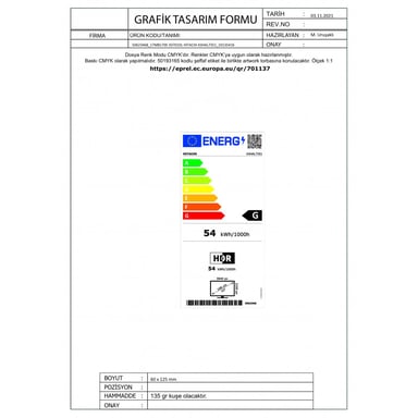 Hitachi 10133770 TV 109,2 cm (43'') 4K Ultra HD Smart TV Wifi Noir