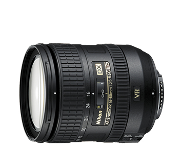 Nikon AF-S DX NIKKOR 16-85mm f/3.5-5.6G ED VR SLR Objetivo de zoom estándar Negro