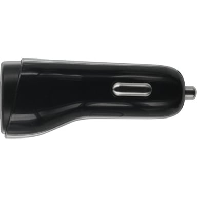 Bigben Connected CAC2USBACW cargador de dispositivo móvil Smartphone, Tableta Negro Encendedor de cigarrillos Auto