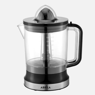 Abrila Kaki Exprimidor de Cítricos, 120 W, 1.6 L, Negro/Acero