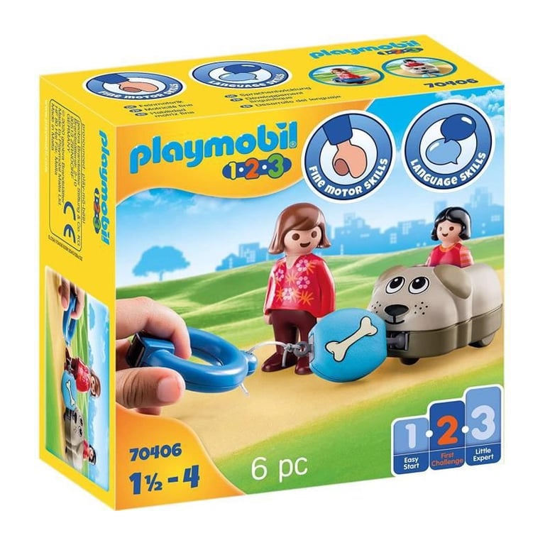 Playmobil Wagon chien Neuf