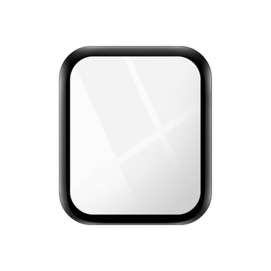 Verre Organique Apple Watch SE 44mm Protection Écran iMak Contour Noir