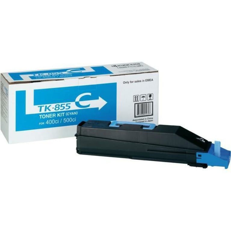 Cartouche de toner cyan originale Kyocera TK855C 1T02H7CEU0TK855C Neuf - vue 2