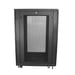 StarTech.com Armario Rack para Servidores 24U 19'' 4 Columnas - Rack de Servidores con Cerradura y Seguro - Rack con Ruedas y Carriles de Montaje Ajustables para Equipo de Red
