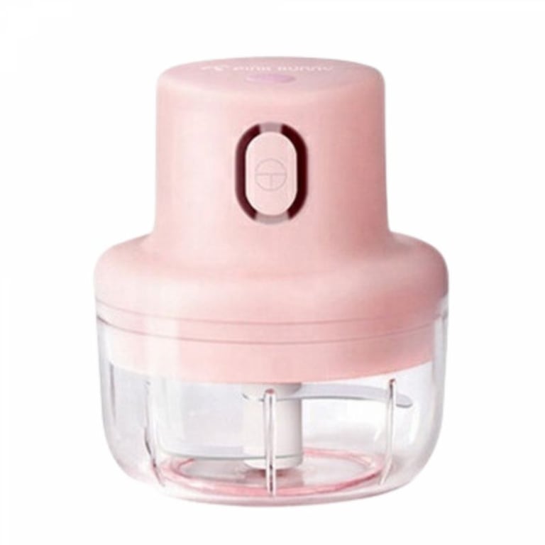 Hachoir électrique portable sans fil 100ml Herzberg HG03183 PNK Neuf