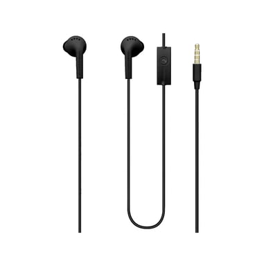 Ecouteurs Intra-Auriculaires 3,5mm avec Télécommande et Microphone Intégrés Noir