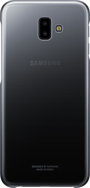 Samsung Funda rígida Samsung Evolution para Galaxy J6 J610 Negro transparente