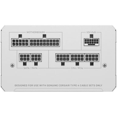 Alimentation PC - CP-9020292-EU - RM750e White - 750 W - ATX 3.1 - Cybenetics GOLD