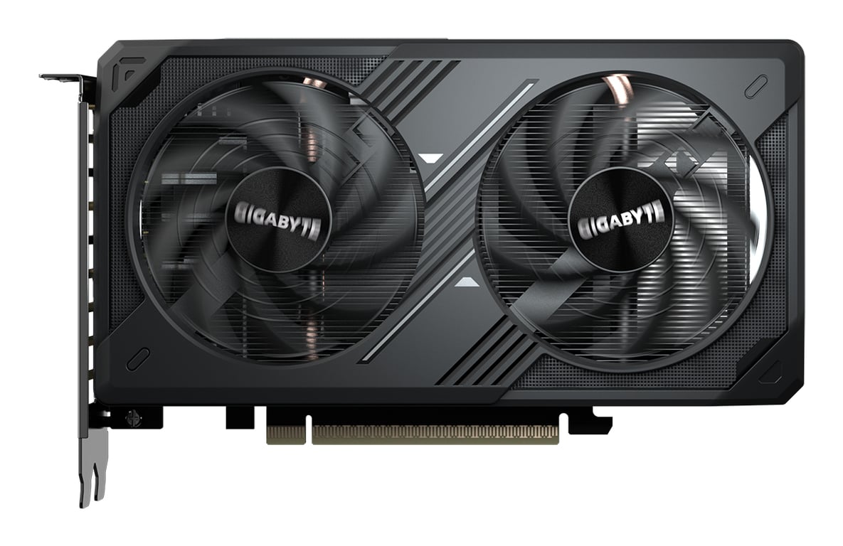 GIGABYTE GeForce RTX 5050 WINDFORCE OC 8G Carte Graphique - 8GB GDDR6, 128bit, PCI-E 5.0, 2587MHz Fréquence du cœur, 2 x DP, 2 x HDMI, NVIDIA DLSS 4, GV-N5050WF2OC-8GD - Neuf