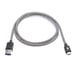 WE Cavo da USB-C a USB intrecciato da 1 m per Samsung S8/S9/S10, MacBook Pro, Google Pixel/Chromebook, Huawei P20/P30 Xiaomi - nero