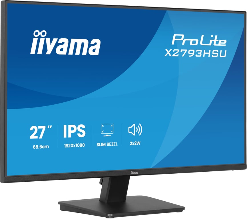 iiyama ProLite X2793HSU-B1 écran plat de PC 68,6 cm (27 ) 1920 x 1080 pixels Full HD LED Noir - Neuf
