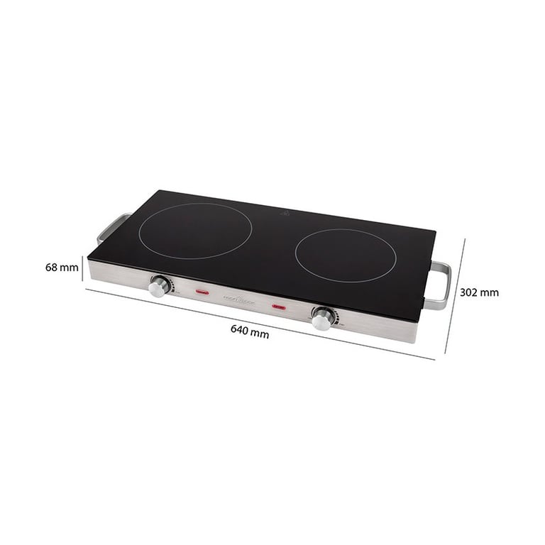 Double plaques de cuisson infra Proficook PC DKP 1211 - vue 3