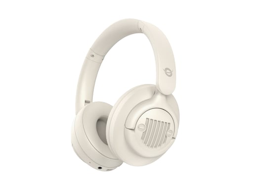 Conceptronic ALVAH02C auricular y casco Auriculares Inalámbrico y alámbrico Diadema Música Bluetooth Crema de color