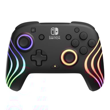 PDP Afterglow Wave Noir USB Manette de jeu Analogique/Numérique Nintendo Switch, Nintendo Switch Lite, Nintendo Switch OLED