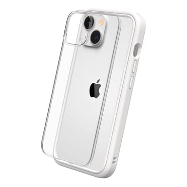 RHINOSHIELD Coque Compatible avec [iPhone 14] Mod NX - Protection Fine Personnalisable avec Technologie d'absorption des Chocs [sans BPA] - Blanc