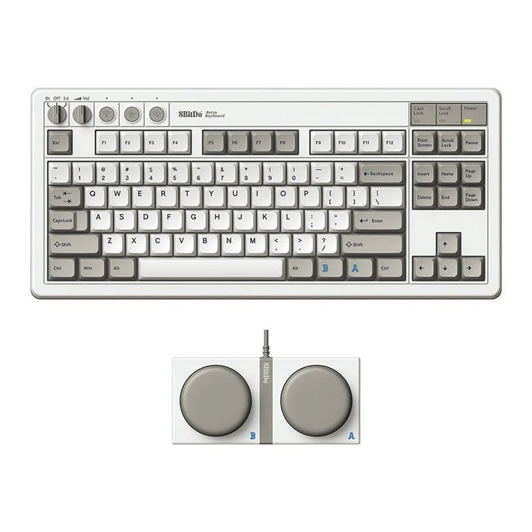 8BitDo Retro Mechanical Keyboard Edition Clavier Qwerty 87 touches DISPOSITION ANSI / ANSI LAYOUT Neuf - vue 3