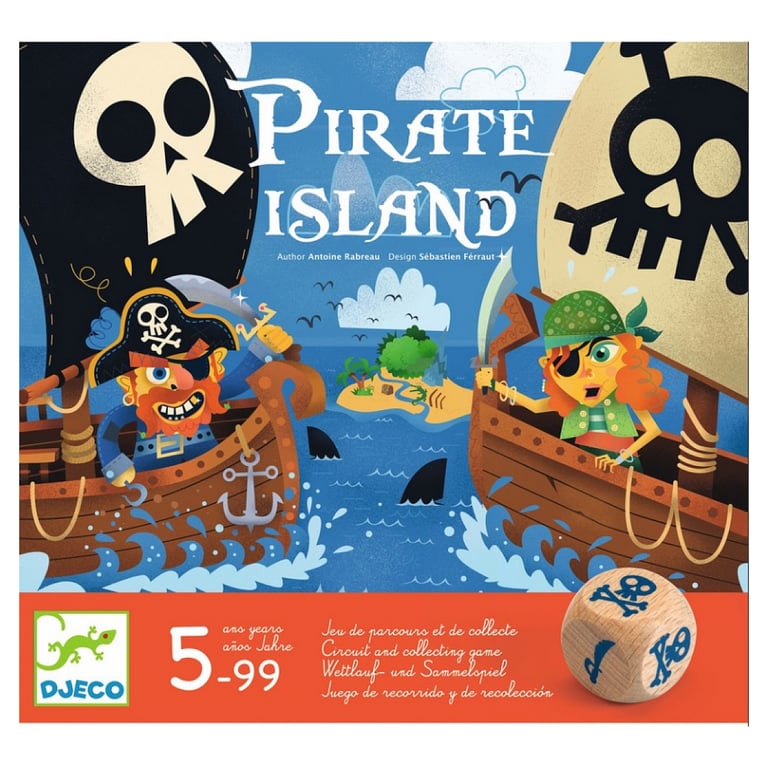 Jeu classique Djeco Pirate Island - vue 3