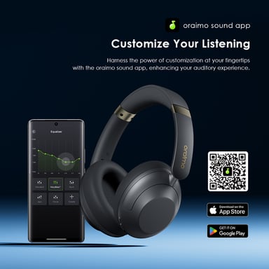 Cuffie Bluetooth Oraimo BoomPop Pro: Cancellazione Attiva del Rumore Ibrida, Autonomia 82h e Bassi Potenti HavyBass™
