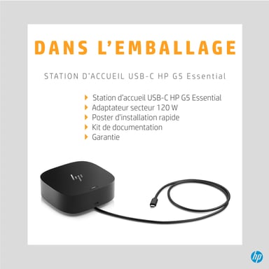HP Station d'accueil USB-C G5 Essential
