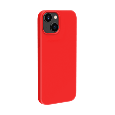 Carcasa de gel de silicona suave a prueba de golpes para Apple iPhone 13, Rojo Fuego