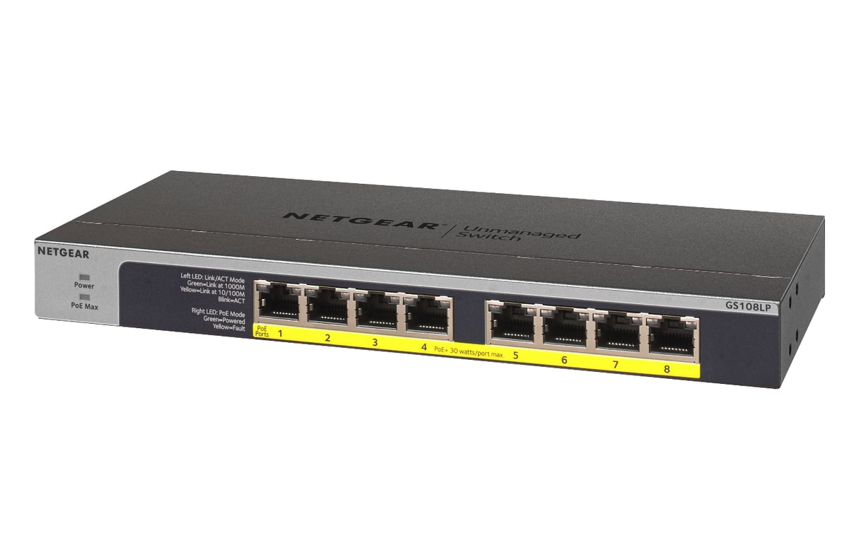 Netgear GS108LP - vue 4