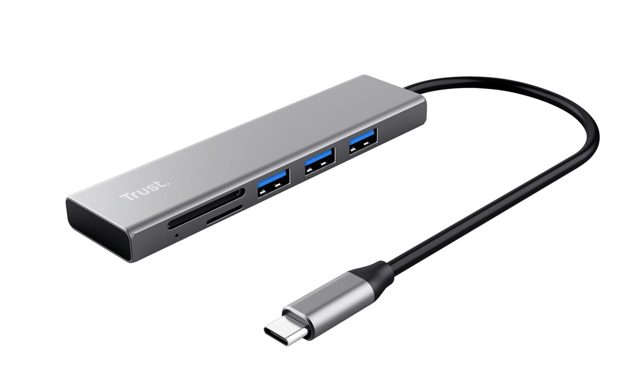 Trust Halyx USB 3.2 Gen 1 3.1 Gen 1 Type C 104 Mbit/ Aluminium Neuf - vue 4