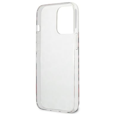 Coque pour iPhone 13 Pro Electro Stripe en TPU avec Motif Léopard Rose