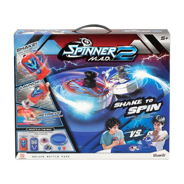 Jeu dambiance SILVERLIT SPINNER MAD 2 2 toupies 1 arène À partir de - vue 7