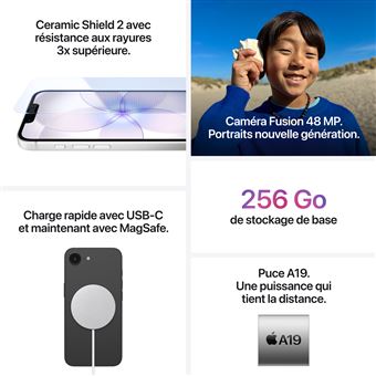 iPhone 17e (5G) Dual SIM 512 GB, Negro