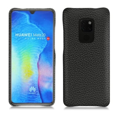 Coque cuir Huawei Mate 20 -  - Noir - Cuir grainé