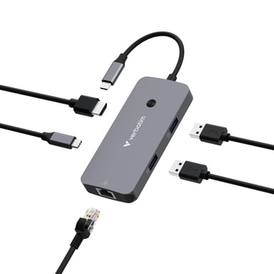 Verbatim CMH-05 USB Type-C 5000 Mbit/s Argent