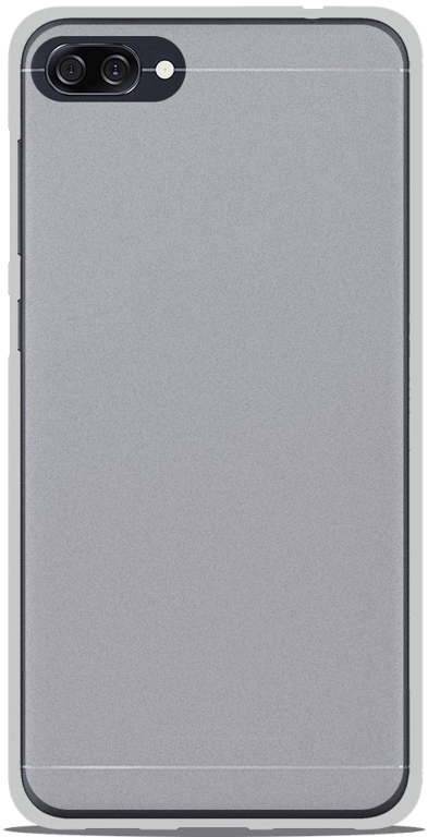 Coque silicone unie compatible Givré Blanc Asus Zenfone 4 Max ZC554KL