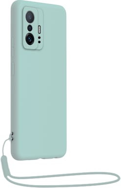 Cover per Xiaomi 11T / 11T Pro silicone con cordino da polso abbinato