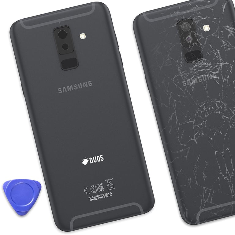 Samsung Cache Batterie Original pour Galaxy A6 Plus avec Adhésif Intégré - vue 3