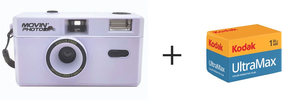 Pack Appareil photo argentique Movin Photo 35 mm + Pellicule Kodak UltraMax 36 poses - vue 3