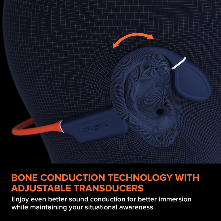 Creative Labs EF1081 Casque Sans fil Crochets auriculaires USB Type C Bluetooth Neuf - vue 6