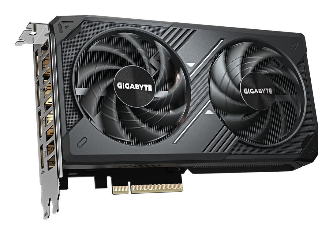 GIGABYTE GeForce RTX 5060 WINDFORCE OC 8G Carte Graphique - 8GB GDDR7, 128bit, PCI-E 5.0, 2512 MHz Fréquence du cœur, 3 x DisplayPort, 1 x HDMI, GV-N5060WF2OC-8GD - Neuf