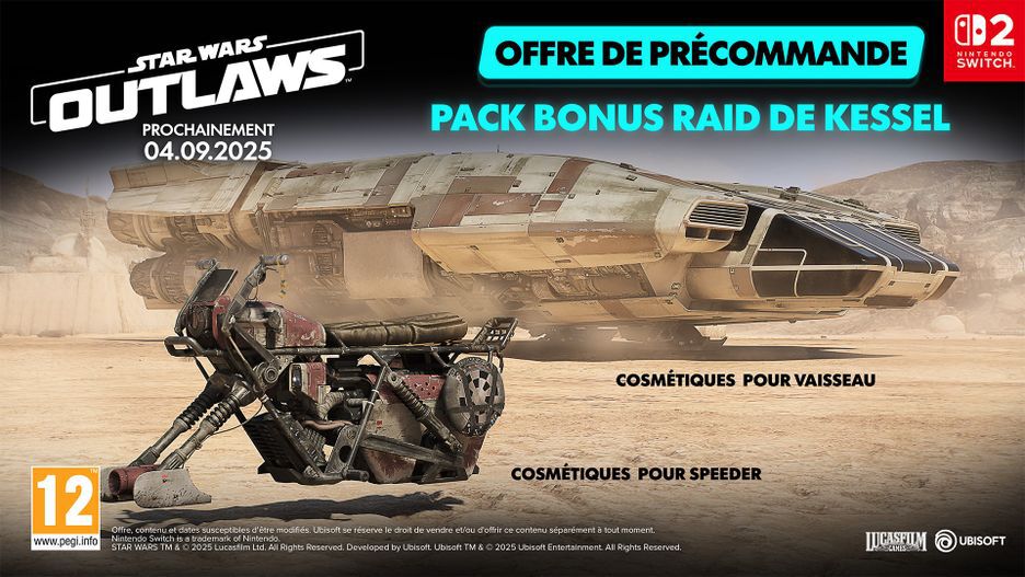 Star Wars Outlaws Edition Gold (Switch 2) - Neuf